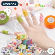 GD SPOSAFE 5Pcs/Lot 2.5cm self-adhesive muscle tape Wide elastic Breathable,sports tape support for 