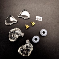 Ốp Tai QDC/MMCX Ống Nhét Tai Bằng Sắt Trong Suốt 10mm Khe Cắm Tháo Rời Mould Riêng