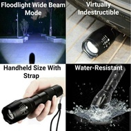 XM-L2 / XM L2 / XML2 Senter Super Terang 8000 Lumens Senter Zoom Senter Camping