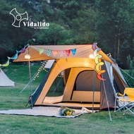 จัดส่งเร็วใน 24 ชม. Vidalido  Sunshine Automatic Tent  เต็นท์ขนาด 3-4 คน เต็นท์ครอบครัว เต็นท์กางอัตโนมัติ เต็นท์มือใหม่  สินค้าพร้อมส่งจากไทย