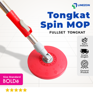 Tongkat Handle Spin Mop size BOLDE 16 cm Alat Pel Mop Tanpa Kain / Alat Pel Praktis / Pel Otomatis