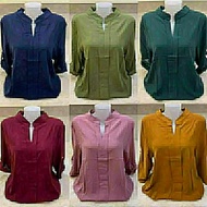 bangkok plus size casual blouse 0980B blouse women blouse plus size