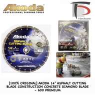 [100% ORIGINAL] AKODA 14” ASPHALT CUTTING BLADE CONSTRUCTION CONCRETE DIAMOND BLADE - 600 PREMIUM