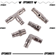 OPTIMISTI8E Pipe Fitting Nozzle, Straight Connector Leak Resistant 1/4” Pipe Slip Lock Connector, Te