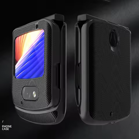 Luxury Ultra Thin Leather Protective Back Cover for Moto rola Razr 5G 2020 Shockproof Phone Case For