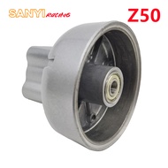 8นิ้วขอบล้อหลัง Hub และกลองผ้าเบรคสำหรับฮอนด้าลิงจักรยาน Z50 Z50R Z50A Z50J Z50JZ ชิ้นส่วนรถจักรยานย