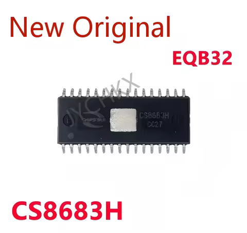 5PCS CS8683H EQB‑32 SMD High‑Power Mono Audio Amplifier D‑Class Semiconductor Chip For Speaker‑Drive