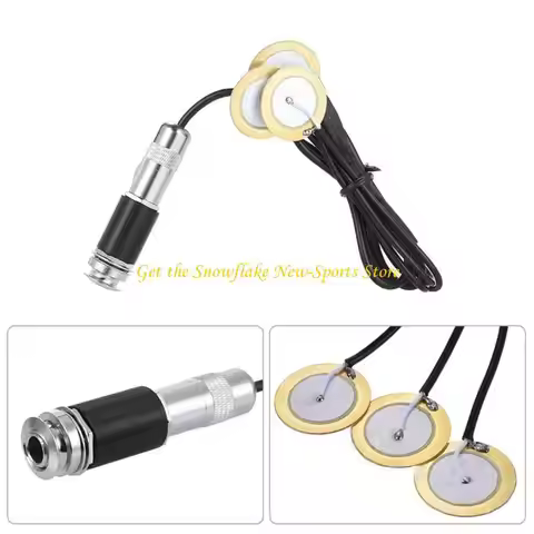 E56D Guitar Bass Ukulele Instruments Microphone Pickup Transducer Guitar Sound Pickup