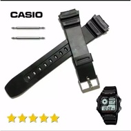 Casio AE-1200 AE-1300 Watch Strap AE1200 AE1300 Bonus Pen