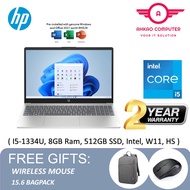HP 15-Fd0217TU gold / 218 blue /219 Silver 15.6" FHD Laptop ( I5-1334U, 8GB, 512GB SSD, Intel, W11, 