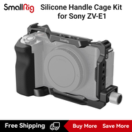 SmallRig ZV E1 Cage Kit พร้อมที่จับซิลิโคนและที่ยึดสายเคเบิลสำหรับ Sony ZV-E1 4257