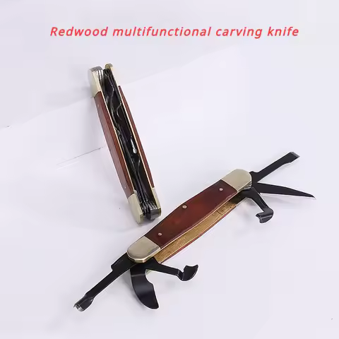 6-way multifunctional SK5 material combination knife outdoor multi-purpose tool folding emergency po