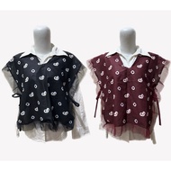 Batik outer vest woman vest woman korean style vest