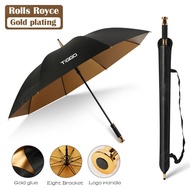 【Rolls Royce Style】Tiggo Automatic Golf Umbrella 4S Store VIP Umbrella Anti UV Sunshade Umbrella Bus
