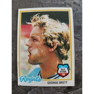1978 George Brett Hall of Famer Kansas City Royals Topps Sports MLB Baseball Trading Card