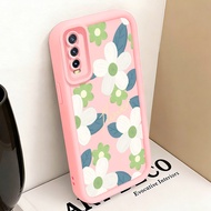 HIJAU Casing hp for VIVO Y20 Y20s Y20i Y20t Y20G Y12s Y12a Y11s Y30G Y33t Y33s Case Green and White 