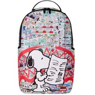 美國 SPRAYGROUND xPEANUTS SNOOPY 史路比 彩色牛津布 背囊