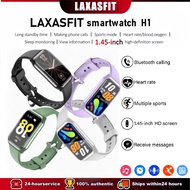 Laxasfit 2026 new smart watch H1 1.45-inch smart bracelet full touch screen Bluetooth call sports