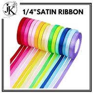 1/4 Satin Ribbon | Satin Ribbon | Ribbon Kosong | Ribbon | 1 roll