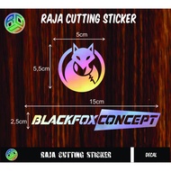 Black Fox Concept Sticker / Viral Black Fox Sticker