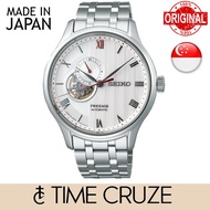 [Time Cruze] Seiko SSA443J Presage Japan Made Zen Garden Automatic Stainless Steel White Dial Men Watch SSA443J1 SSA443