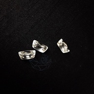 Tech ㄇ I'm Feeling Alpha 🏻 White Crystal Engraving Piece 5A-Level High Transparent Accessories About