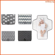 WIT Baby Diaper Changing Pad with Cushioned Pillow Portable Watertight olding Diaper Change Station 