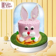 [Gin Thye] Cutie Rabbit Birthday Cake - Chocolate (5 inch) - Fresh Baked