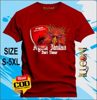 KAOS PSM AYAM JANTAN DAARI TIMUR BIG SIZE (S-5XL) KAOS PSM MAKASSAR/ KAOS THE MACZMAN /KAOS AYAM JAN