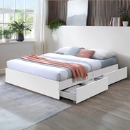 LOFT Design WINDA Single and Queen Size Drawer Storage Bed katil kayu drawers