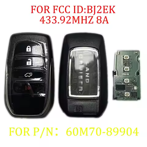 Baojiangda smart key Fit for Toyota land cruiser 2018-2019 433.92MHz 89904-60M40 89904-60,70 FCC: BJ