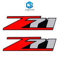 สติ๊กเกอร์ Z71 - CHEVROLET NEW COLORADO ปี12-19 (ติดข้างท้ายกระบะ)