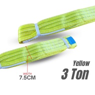 Flat Webbing Sling 3 Ton 5 Ton Lifting Sling Tali Angkat Barang (3-8 Meter) Premium Quality