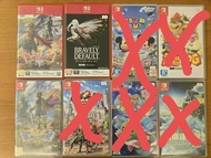 Switch game：勇者鬥惡龍1&2、勇者鬥惡龍3、勇氣默示錄 Bravely Default、塊魂 Encore 、NBA 2k23、NBA 2k20、FIFA 21