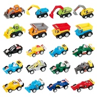 Mini Cars for Toddlers - Set of 20 Pull Back Race Cars and Construction Trucks and Cars for Toddlers