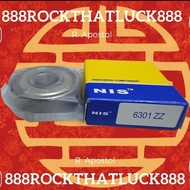 6301 ZZ / 12X37X12 DOUBLE METAL SEALED BALL BEARING