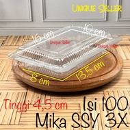 Mika 3X SSY 3 X contents 100 Size 16x10x4.5 cm Mika Yellow Fried Rice Noodles Vermicelli Sponge Cake