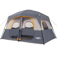 Camping Tent 8 Person, Waterproof Windproof Tent with Rainfly Easy Set up-Portable Dome Tents for Ca