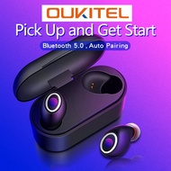 Fingerprint Touch Bluetooth Earphones 5.0 TWS for OUKITEL Y4800 K 12 9 8 7 Power C U 25 Pro 23 16 15