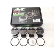 [ READY STOCK ] AVS Billet Piston Kit B20B Stroker 27 86mm FOR HONDA Engine