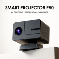 Adjustable design NKIWI P50 MAX 2025 Hot Sale H713 4K Portable Game Projector with 2000 Lumens 150 I