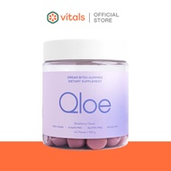 (Clearance Sale 🔥) Qloe Dream Bites Gummies l โคล วิตามินกัมมี่ช่วยนอนหลับ - Blueberry (30 pieces)