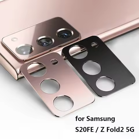 Camera Lens Protective Sheet for Samsung S20 FE Back Camera Cover for Galaxy Z Fold 2 5G Metal Alumi