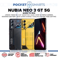 [MY Set] Nubia Neo 3 GT 5G (256GB ROM | 12GB RAM) 1 Year Nubia Malaysia Warranty