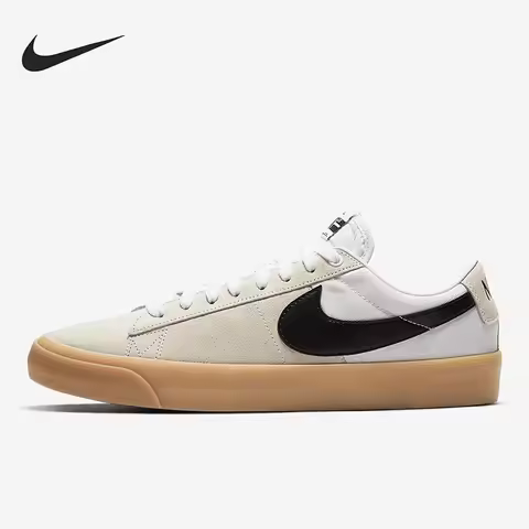 Nike SB Blazer Zoom Classic Low-Top Sneakers For Men And Women DC7695-100 Lightweigh Comfortable And
