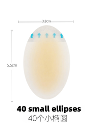 20pcs Blister Plasters Invisible Hydrocolloid Gel Blister Bandages Blister Cushion Pad for Heel Foot