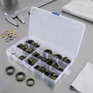 Crush Washer Set Compact Storage Box Rubber Reinforced Design Self-centering Lip