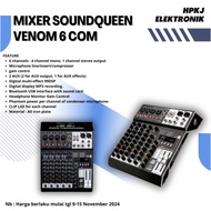 MIXER SOUNDQUEEN VENOM6 VENOM 6 Mixer audio sound queen VENOM 6 channel