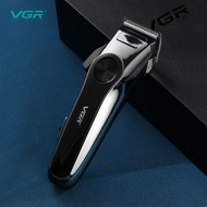 Vgr Smart Electric Clipper Hair Clipper Professional High-Power Oil Hair Clipper Household Hair Clipper Shaving Handy Tool Rechargeable Silent Electric Clipper