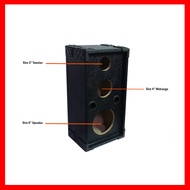 3-WAY SPEAKER BOX SIZE 6 - GOOD QUALITY PARTICLE BOARD (1PC ONLY)